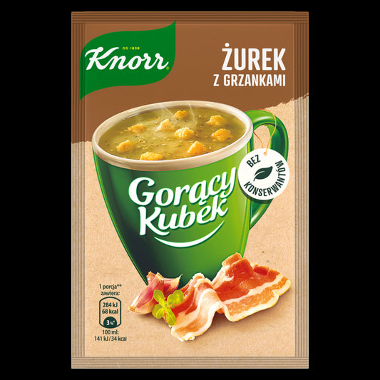 Knorr Gorący Kubek Żurek z grzankami 17g