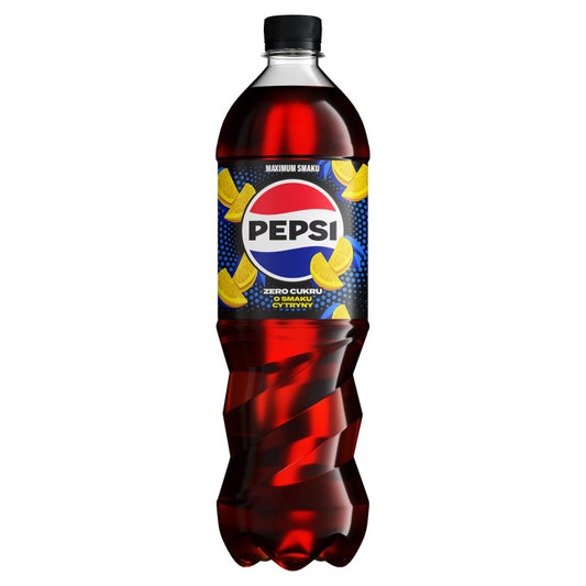 Pepsi-Cola Zero cukru Napój gazowany o smaku cytrynowym 0,85 l